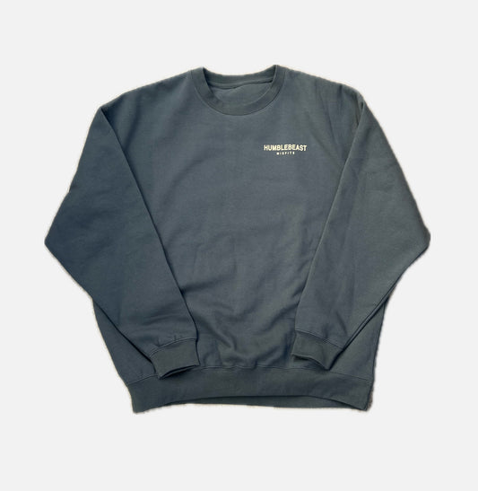 MISFITS ESSENTIAL CREWNECK SPACE GRAY