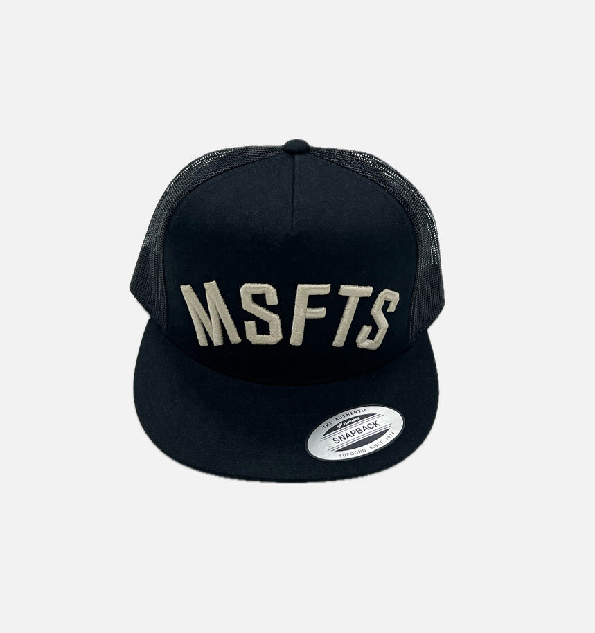 MSFTS Straight Bill Trucker Hat