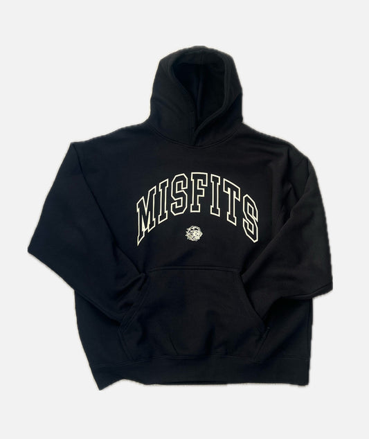 MISFITS UNIVERSITY HOODIE BLACK